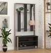 купить Мебель для прихожей Trendy Chester Light Mocha, Antracit, 90x180x36cm (GTR001329) в Кишинёве 