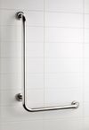 cumpără Accesoriu pentru baie Bisk 04785 Miner unghi L de baie p/u persoane cu dezabilitati PRO 550x550mm, 25mm, inox, crom în Chișinău 