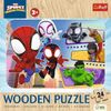 cumpără Puzzle Trefl 20274 Wooden puzzle. Spiderman, 24el în Chișinău 