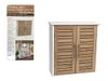 Dulap 1 compartiment Tendance Stockholm 52X22X55cm, cu 2 usi , MDF/bambus