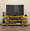 cumpără Comodă TV Trendy Floare, Nuc, Galben 120x42x33cm în Chișinău 