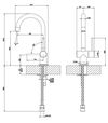 купить Смеситель кухонный Gessi 00915-706 Black metal PVD в Кишинёве 