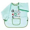 купить Слюнявчики BabyJem 049 Sort cu maneci pentru activitati ABC Verde в Кишинёве 