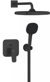 cumpără Set pentru duș Grohe Set dus ingropat Cubeo (smart box + dus fix + para + furtun + suport1/2) Black 1053362430 în Chișinău 