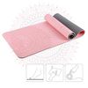 cumpără Echipament pentru yoga HMS YM10 Abisal Yoga Mat TPE (Light Pink) în Chișinău 