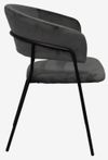 купить Комплект стол и стулья Evelin di Costacurta стол DT 404-6B + 3 стула YTC-097B Dark grey в Кишинёве 