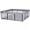 купить Манеж Chipolino KOIEA0251GY Easy 180/180cm, foldable, grey в Кишинёве 