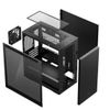 Case mATX Deepcool MACUBE 110, w/o PSU, 1x120mm,Tempered Glass,Magnetic Side Panels, 2xUSB3.0, Black 