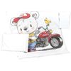 купить Детское постельное белье PernaMea Set lenjerie 3 piese Premium Moto (PM.100469/6) в Кишинёве 