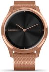 купить Фитнес-трекер Garmin vivomove Luxe, S/E EU, Rose Gold, Milanese в Кишинёве 