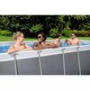 cumpără Piscină cu cadru Bestway 56670 Power Steel Rectangular 488x244x122cm Grey în Chișinău 