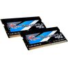 cumpără Memorie operativa 64GB SODIMM DDR4 Dual-Channel Kit G.SKILL Ripjaws F4-3200C22D-64GRS 64GB (2x32GB) DDR4 PC4-25600 3200MHz CL22, 1.2V, Retail (memorie/память) în Chișinău 