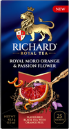 Чай Richard "Royal Moro orange & Passion flower" черный ароматизированный 25 сашетов