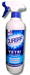 QUASAR VETRI con alcool профессиональный спрей для мытья стеклянных поверхностей, 650 мл