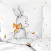 купить Детское постельное белье PernaMea Set lenjerie 8 piese Premium Iepuras gri (PM.105896/3) в Кишинёве 