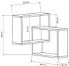 купить Полка декоративная Trendy Inel-alb, antracit 68x68x60cm (GTR005374) в Кишинёве 