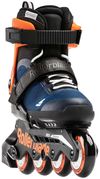 купить Роликовые коньки Rollerblade 07221900174 MICROBLADE Blu Notte/Arancio Size 36-40 в Кишинёве 