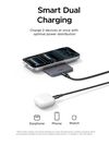 cumpără Acumulator extern USB (Powerbank) Ugreen 75984B, Wireless Magsafe Ultra-Slim Qi2 5000mAh, 15W, Grey în Chișinău 
