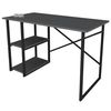 купить Офисный стол Nex Home 2 отделения, металл 120x60 см, Антрацит (20-02-08) в Кишинёве 