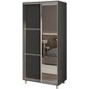 cumpără Dulap my-STYLE C10H0T01BM02-U23, 100x200, антрацит în Chișinău 