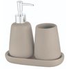 cumpără Set pentru baie Bisk 08233 Set baie din Ceramica MILO, bej în Chișinău 