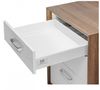 Modern Box Square alb L-400 H-83 deschidere totală cu amortizor