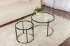 купить Журнальный столик Trendy Set masuta de cafea, Tokyo, Negru, 60x43x60cm в Кишинёве 