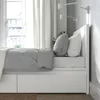 cumpără Pat Ikea Malm/Luroy 2 cutii depozitare 180x200 (Alb) în Chișinău 