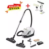 купить Пылесос с водяным фильтром Karcher DS 6 White + WV 1 PLUS White в Кишинёве 