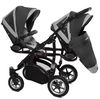 купить Детская коляска Babyactive Twinni 3в1 Silver в Кишинёве 