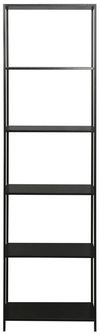 купить Офисный стеллаж Deco Cona 6 nivele (50x30x180H) Oak/Black в Кишинёве 