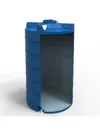 cumpără Rezervor apa 2500 L vertical, oval (albastru) cu stut D. 1" 132x233 cm (39 cm) (3,07 m³) în Chișinău 
