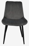 купить Комплект стол и стулья Evelin di Costacurta cтол DT-402-3B + 4 стула YTC-055B Bluvel-14 (Dark grey) в Кишинёве 