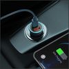 купить Зарядное устройство для автомобиля Baseus CCJD-A03 USB Car Charger - Golden Contactor, 2xUSB (U + U), 40W, Blue в Кишинёве 