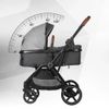cumpără Сărucior pentru copii Coccolle Amani iSize Anthracite, 3in1 cu landou transformabil în Chișinău 