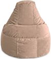 купить Кресло-мешок BeanBag BM5891, Люкс из велюра, XL, кофейный в Кишинёве 