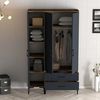 cumpără Dulap Trendy Kumsal PT-Nuc, Antracit în Chișinău 