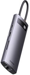 купить Переходник для IT Baseus WKWG080113 8in1 Type-C, Metal Gleam Series, Space Gray в Кишинёве 