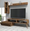 cumpără Set mobilă living Trendy Planeta, Nuc, Nuc 150x37x37cm în Chișinău 