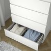 cumpără Comodă Ikea Malm 6 sertare 80x123 (Alb) în Chișinău 