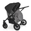 купить Детская коляска Riko Carucior pentru gemeni 2in1 Basic Saxo 04 Onyx в Кишинёве 