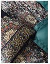 cumpără Lenjerie de pat Cotton Box Ornate Petrol Satin (2 persoane Euro) în Chișinău 