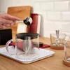 купить Чайник заварочный Ikea Riklig sticla 0.6L (Negru) в Кишинёве 