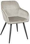 cumpără Scaun Deco Airis Catifea Beige HLR9 + Black Legs în Chișinău 