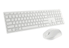 Set Tastatură + Mouse DELL KM5221W, Fără fir, Alb 