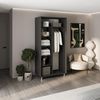 cumpără Dulap my-STYLE C10H0T03BM02-U12, 100x200, антрацит în Chișinău 