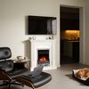cumpără Șemineu electric ArtFlame Nobira & Galileo silver, 950x920x240mm, Alb în Chișinău 