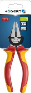 купить Плоскогубцы Hoegert Клещи патентные 200 мм 1000 В HT1P907 в Кишинёве 
