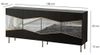 купить Комод Trendy Frumos, Negru, Fume (GTR001216) в Кишинёве 