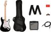 купить Гитара Fender Sonic Stratocaster Pack Maple Fingerboard (Black) (SET+acesorii) electr. в Кишинёве 